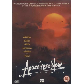 Apocalypse Now 5017188884532 United Artists (1979) Drama | Mystery | War USA | English | Color | 02:27 At the height of the Vietnam war, Captain Benjamin Willard is sent on a dangerous mission that, officially, "does not exist, nor will it ever exist." His goal is to locate - and eliminate - a mysterious Green Beret Colonel named Walter Kurtz, who has been leading his personal army on illegal guerrilla missions into enemy territory.