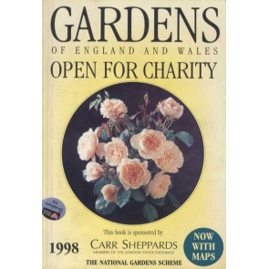 Gardens of England and Wales 1998 Edition Condition:: Used / Acceptable a guide to 3,500 gardens, the majority of which are not normally open to the public National Gardens Scheme (Feb 1998) 9780900558306 | Paperback 390 pages | 25 x 216 x 152 mm | United Kingdom | English Subject Europe Great Britain Travel