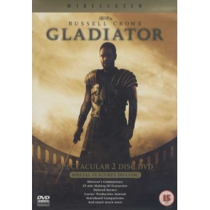 Gladiator - Russell Crowe - After the death of Emperor Marcus Aurelius, his devious son takes power and demotes Maximus, one of Rome's most capable generals who Marcus preferred. Eventually, Maximus is forced to become a gladiator and battle to the death against other men for the amusement of paying audiences.