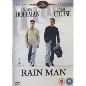 Rain Man - When car dealer Charlie Babbitt learns that his estranged father has died, he returns home to Cincinnati, where he discovers that he has a savant older brother named Raymond and that his father's $3 million fortune is being left to the mental institution in which Raymond lives. Motivated by his father's money, Charlie checks Raymond out of the facility in order to return with him to Los Angeles. The brothers' cross-country trip ends up changing both their lives.