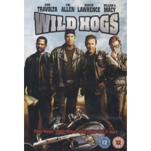 Wild Hogs - John Travolta - Restless and ready for an adventure, four suburban bikers leave the safety of their subdivision and head out on the open road. But complications ensue when they cross paths with an intimidating band of New Mexico bikers known as the Del Fuegos.