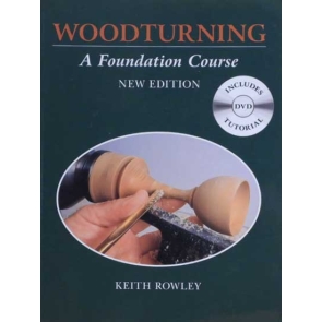 Woodturning A Foundation Course (New Edition) Internationally recognised as the definitive introduction to woodturning, this latest edition includes step-by-step instructions for 12 simple and effective projects. Keith's friendly and methodical approach gradually builds your skill and confidence helping you become an accomplished woodturner. At the heart of Keith's method are the 'Laws of Woodturning': 6 easily memorised rules which are fundamental to an efficient and safe technique. A must have book for any woodturner. New projects with stunning colour photographs by Keith Rowley, coupled with the latest information makes this book a popular classic.