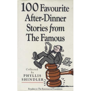 100 Favourite After-dinner Stories From The Famous Phyllis Shindler Following on from her success with "The 100 Best After-Dinner Stories", the author of this book has compiled another selection of witty after-dinner stories from the most famous and experienced speakers. It contains amusing anecdotes and stories from a cross-section of famous personalities with contributions from Dr Mary Archer, Dame Barbara Cartland and Sir John Junor.