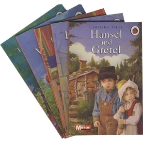 Selection of Five Ladybird Tales Hansel and Gretel Rapunzel The Princess and The Pea Dick Whittington The Princess and The Frog All Ex Daily Mirror Novels