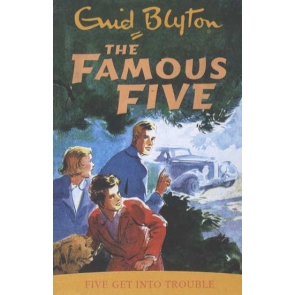 Enid Blyton - Five Get Into Trouble The Famous Five are distraught! Dick has been kidnapped - mistaken for somebody else! The gang finally track him down - to a lonely, abandoned house - but then they too are seized and held captive! Now that all of them are miles from home, and from help, how will the intrepid Five get themselves out of this mess.