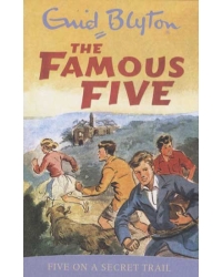 Enid Blyton - Five On A Secret Trail Anne and George are camping out and eagerly awaiting the boys' arrival. But one night, Anne sees a mysterious face at the window of the ruined cottage close by--and then the others see ghostly lights...Anne wants to go home but the others are determined to stay. WHo is snooping around the cottage--and why is a nearby gang trying to make the Five leave?