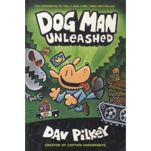 Dog Man Unleashed Dav Pilkey Howl with laughter with the SECOND book in the hilarious full-colour illustrated series, Dog Man, from the creator of Captain Underpants! Dog Man, the next hero from the creator of Captain Underpants, is still learning a few tricks of the trade. If only the Chief would throw him a bone every once and a while... Dog Man needs to dry up the drool, dust away the dander, and roll out of the refuse if he's going to impress the Chief, and he needs to do it fast! Petey the cat is out of the bag, and his criminal curiosity is taking the city by storm. Can the canine crime biter unleash justice on this ruffian in time to save the city, or will Petey get away with the purrfect crime? Dav Pilkey's wildly popular Dog Man series appeals to readers of all ages and explores universally positive themes, including: empathy, kindness, persistence, and the importance of being true to one's self. Full colour pages throughout.