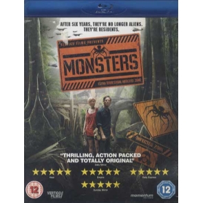 Monsters Scoot McNairy Six years ago NASA discovered the possibility of alien life within our solar system. A probe was launched to collect samples, but crashed upon re-entry over Central America. Soon after, new life forms began to appear and half of Mexico was quarantined as an infected zone. Today, the American and Mexican military still struggle to contain "the creatures," while a journalist agrees to escort a shaken tourist through the infected zone in Mexico to the safety of the U.S. border.