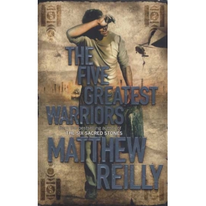 The Five Greatest Warriors Matthew Reilly This brilliant sequel to SIX SACRED STONES picks up the action at a terrifying juncture. Captain West and his small team of elite misfits are on the trail of the six ancient pillars that can prevent the arrival of the 'dark star' a deadly celestial event that could bathe the globe in lethal radiation. But not only have the Ancients have hidden their secrets well, but also the huge potential to whomever locates and uses the pillars has attracted the attentions of the powerful all around the world. Jack West must now fight off crack mercenaries and special forces soldiers whilst preserving his entire team to figure out the secrets of the past.