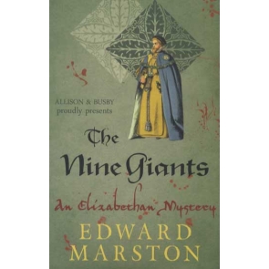 The Nine Giants The Dramatic Elizabethan Whodunnit Edward Marston The fiery star of the company of players called Lord Westfield's Men, Laurence Firethorn, is hot for a lady, wife of the Lord Mayor elect. A tryst at London's Nine Giants Inn is arranged. Meanwhile, the lugubrious landlord of the actors' home base is laid even lower by a plot to take over ownership of the inn. A young apprentice actor is subjected to a horrible assault and a waterman pulls a mangled corpse from the Thames.The drama comes to a climax at the annual Lord Mayor's show as his barge moves grandly down the river....