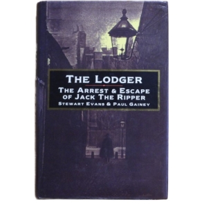 Jack The Ripper - 1995 Book - Original Book Title The Lodger Jack the Ripper was an American, who escaped police custody, When he fled London the Ripper killings ceased, but then started up again on the other side of the Atlantic. A team of officers from Scotland Yard failed to track him down in America. Did the police ‘lose’ files in order to cover up their own incompetence in letting him escape? Startling new evidence uncovered by Stewart Evans and Paul Gainey, who both work for Suffolk Police, lead them to these conclusions in this breakthrough book on the most notorious killer of all time.