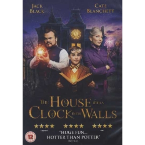 The House with a Clock in Its Walls Jack Black When ten-year-old Lewis is suddenly orphaned, he is sent to live with his Uncle Jonathan in a creaky (and creepy) old mansion with a mysterious ticking noise that emanates from the walls. Upon discovering that his uncle is a warlock, Lewis begins learning magic, but when he rebelliously resurrects an evil warlock he must find the secret of the house and save the world from destruction.