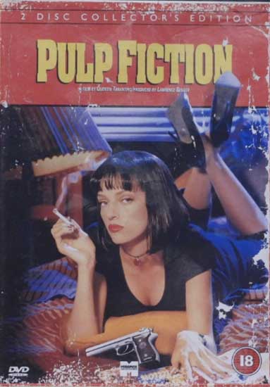 Pulp Fiction Samuel J. Jackson A burger-loving hit man, his philosophical partner, a drug-addled gangster's moll and a washed-up boxer converge in this sprawling, comedic crime caper.