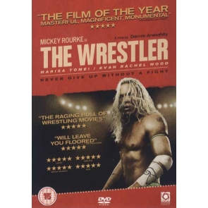 The Wrestler Mickey Rourke Aging wrestler Randy "The Ram" Robinson is long past his prime but still ready and rarin' to go on the pro-wrestling circuit. After a particularly brutal beating, however, Randy hangs up his tights, pursues a serious relationship with a long-in-the-tooth stripper, and tries to reconnect with his estranged daughter. But he can't resist the lure of the ring and readies himself for a comeback.